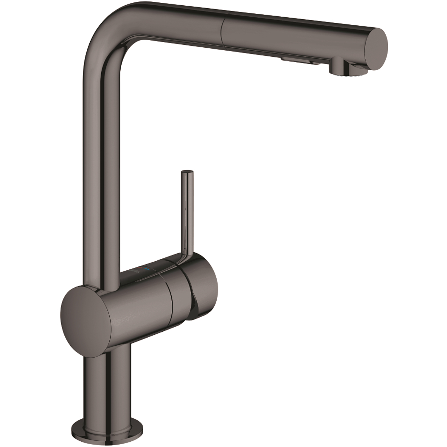 GROHE MINTA KJØKKENARMATUR M/UTTREKKBAR L-TUT HARD GRAPHITE