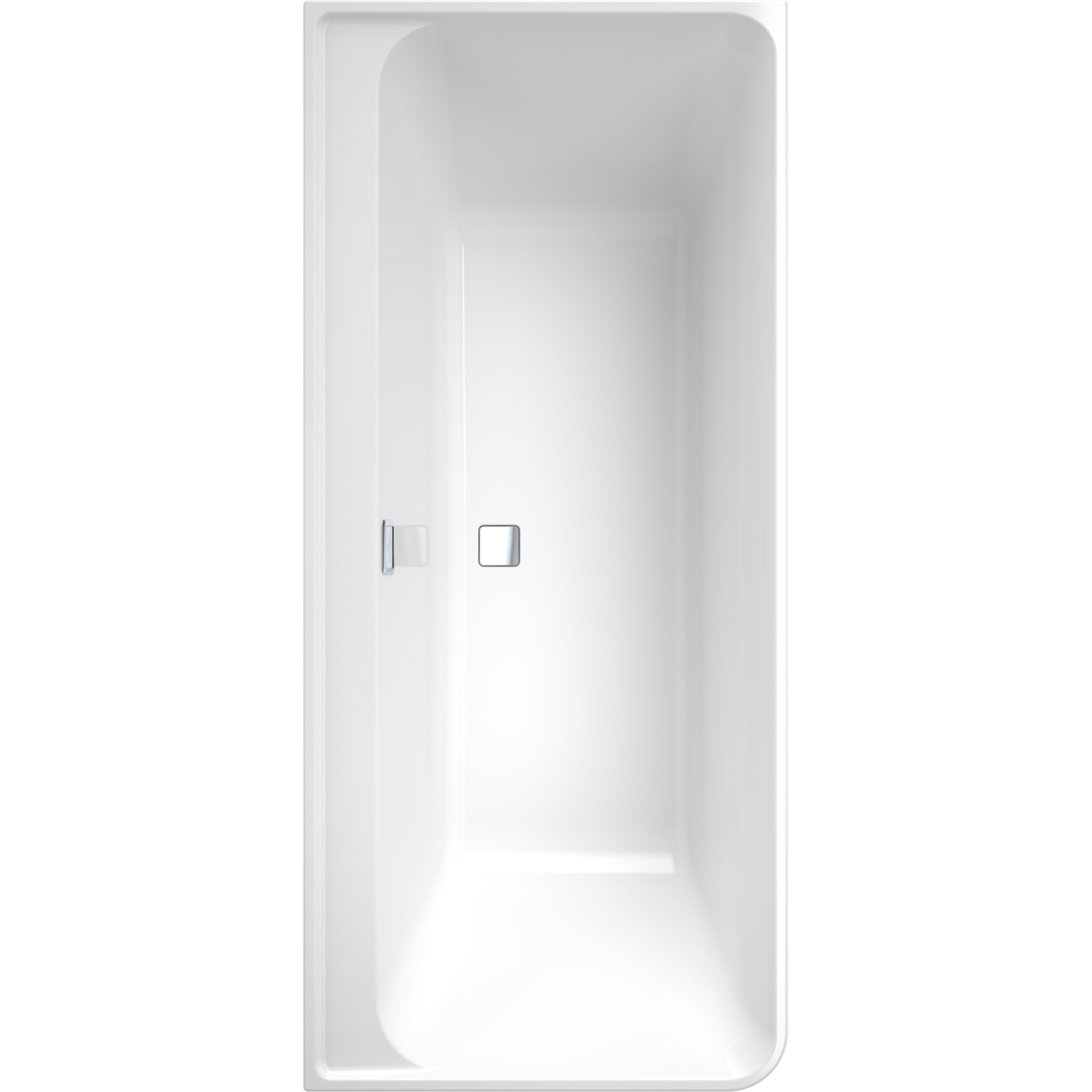 VILLEROY & BOCH COLLARO BADEKAR 180X80 BACK TO WALL HØYRE MED AVLØPSSETT I KROM