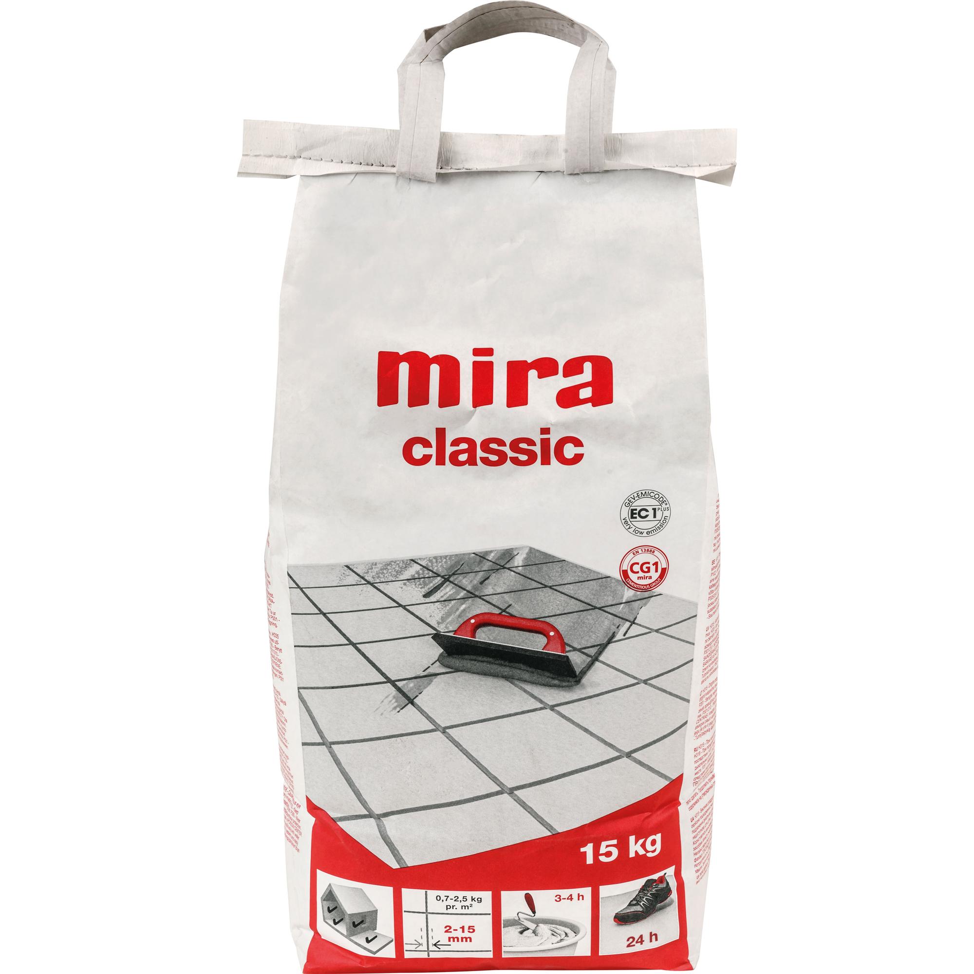 MIRA CLASSIC 123 ANTRASITT 15 KG