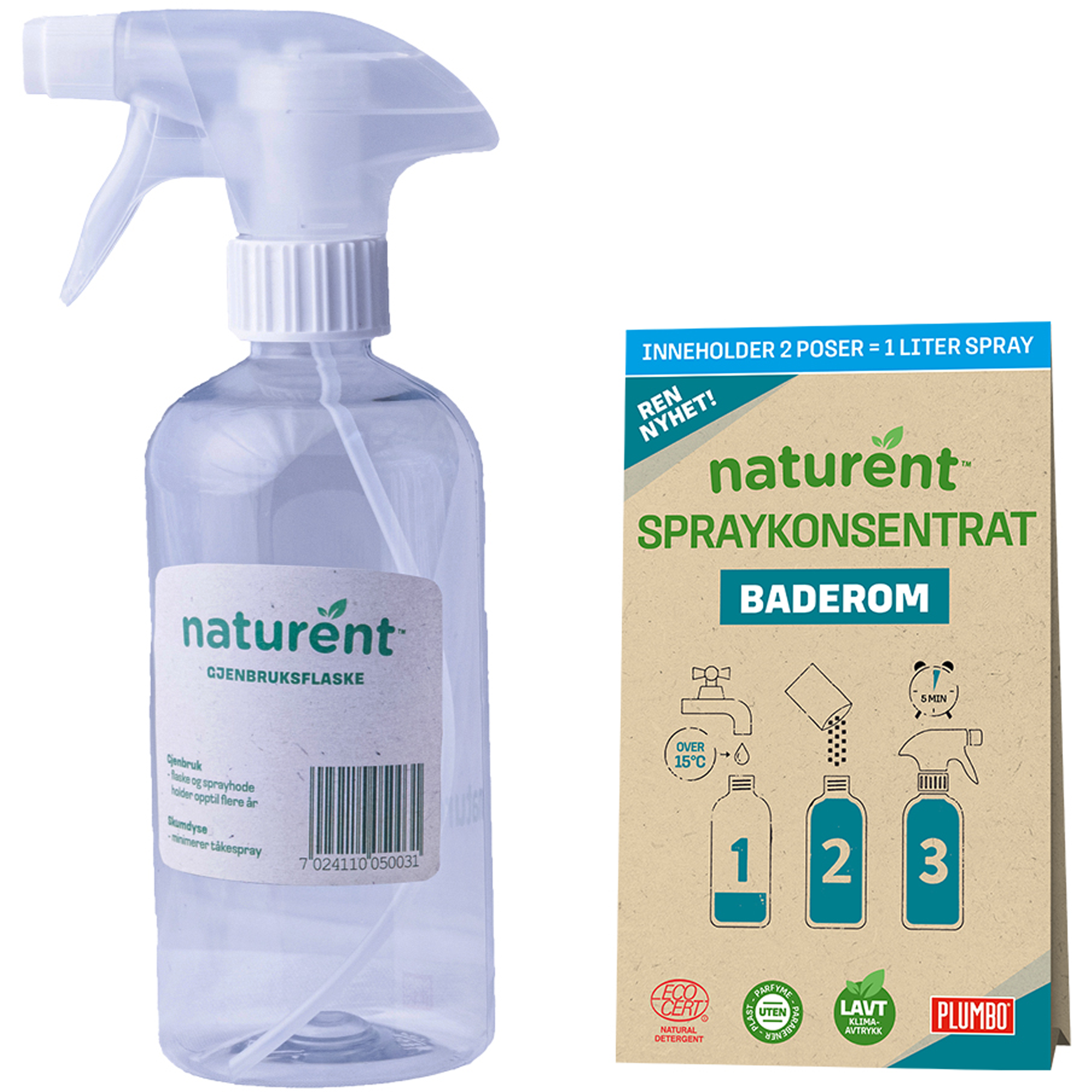 NATURENT SPRAYKONSENTRAT BAD 500ML