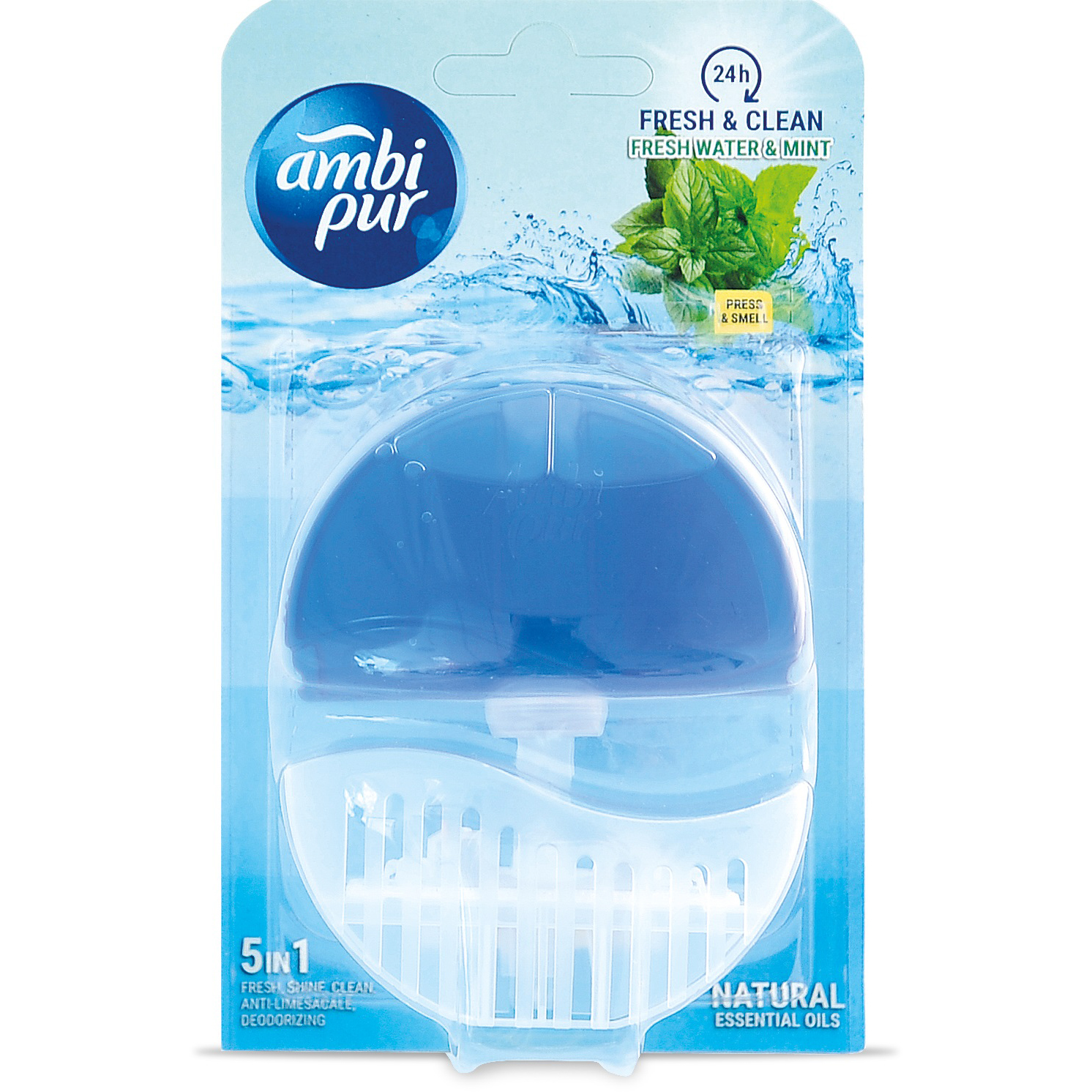 Ambi Pur Blue Ocean Toilet block liquid hanging 55 ml - VMD parfumerie -  drogerie